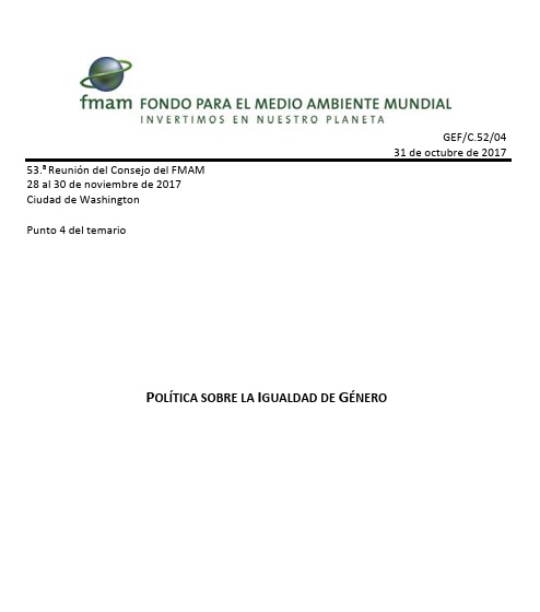 Fondo para el medio ambiente mundial