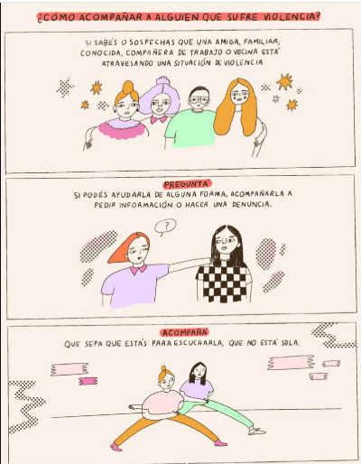 ¿Cómo acompañar a alguien que sufre violencia?
