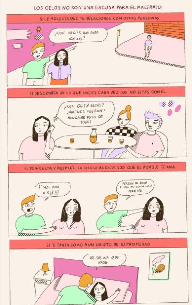 Los celos no son una excusa para el maltrato