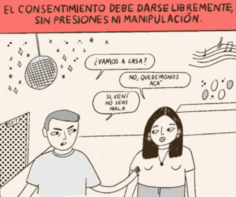 El consentimiento debe darse libremente, sin presiones ni manipulación.