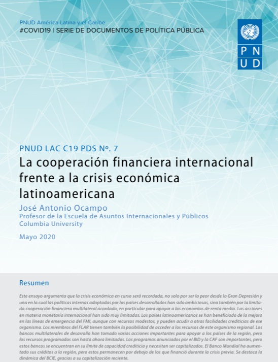 PNUD LAC C19 PDS No. 7 La cooperación financiera internacional frente a la crisis económica latinoamericana