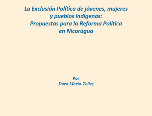 La exclusión política de jóvenes, mujeres y pueblos indígenas en Nicaragua