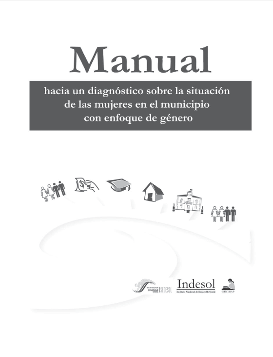Manual hacia un diagnostico sobre la situación de las mujeres en el municipio con enfoque de género